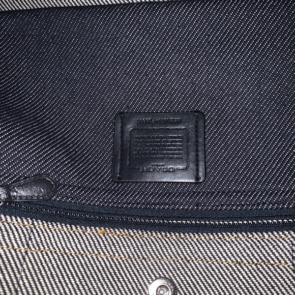 Denim Coach Handbag - Picture 2 of 4